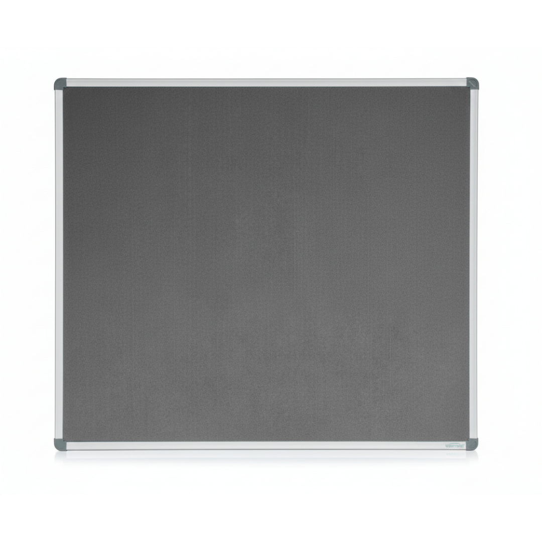 Corporate Felt Pinboard Standard Frame Grey