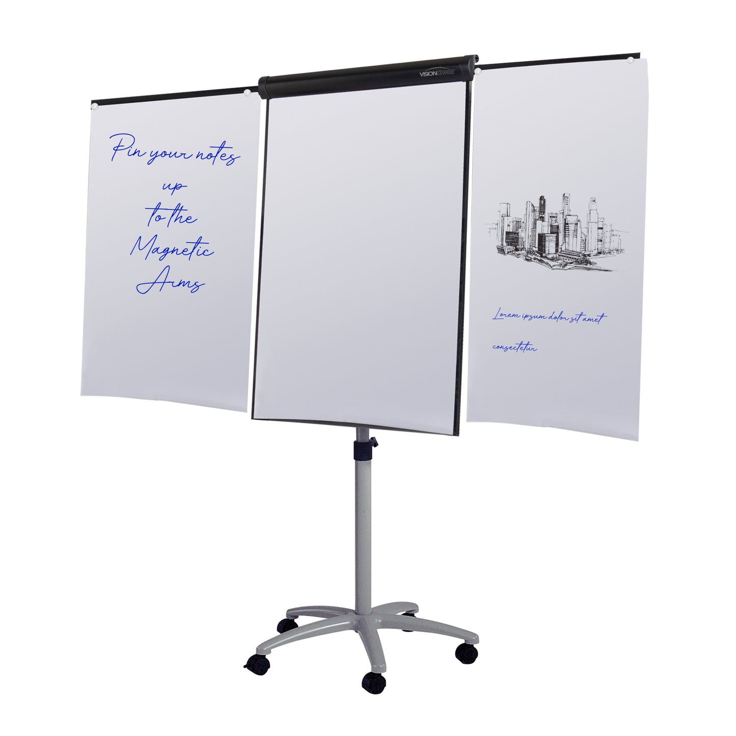 Communicate Flipchart Stand Mobile Deluxe