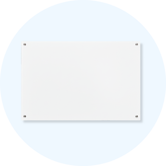 Lumiere Magnetic Glassboard White