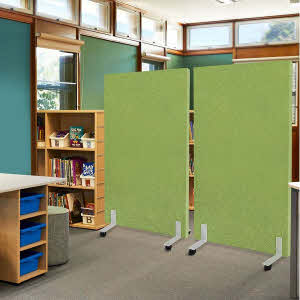 900 x 1500 VISTA Light Weight MOBILE Room Divider Screens