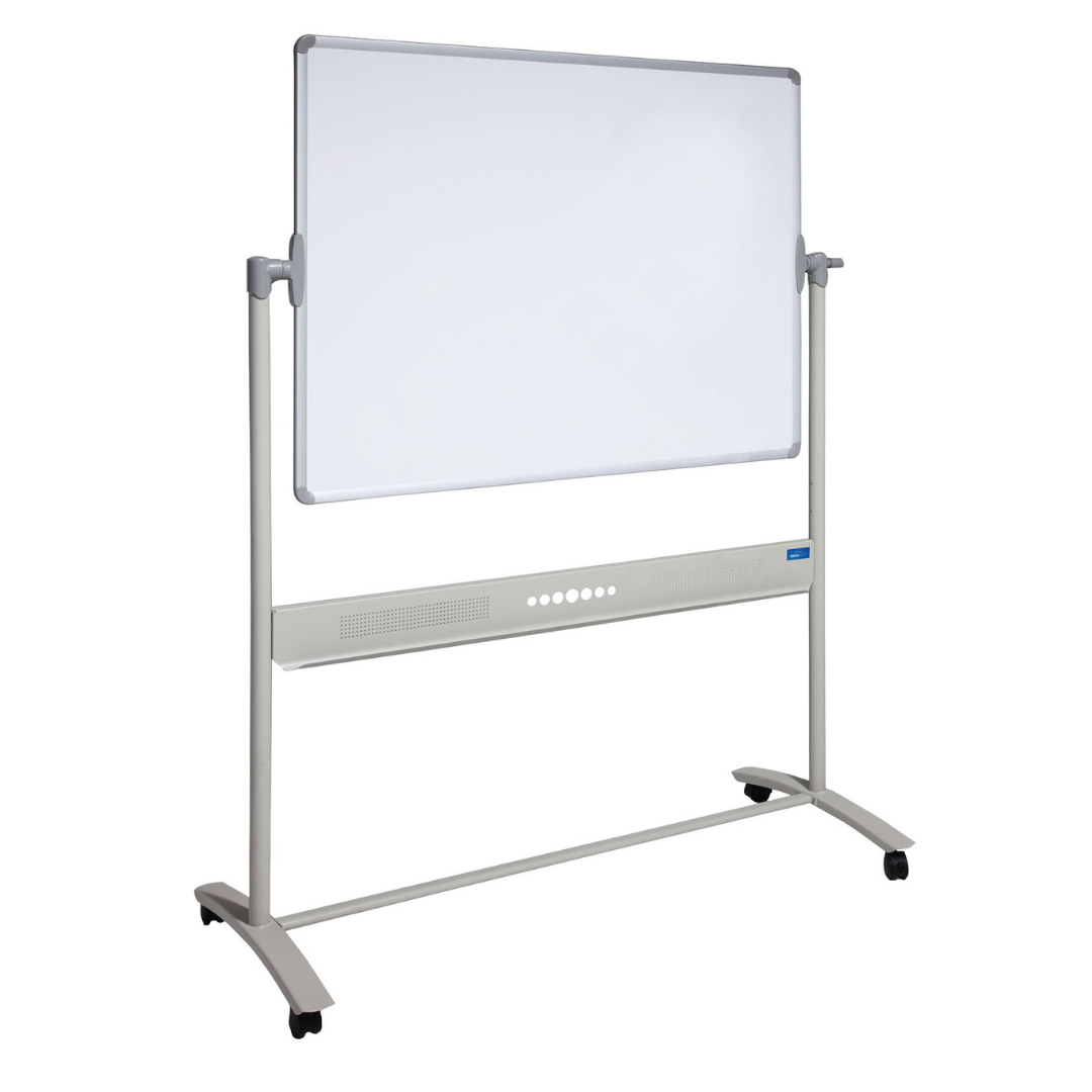 EverWrite Porcelain Mobile Magnetic Whiteboard Reversable