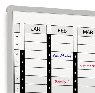 Perpetual Year Planner - Magnetic Whiteboard