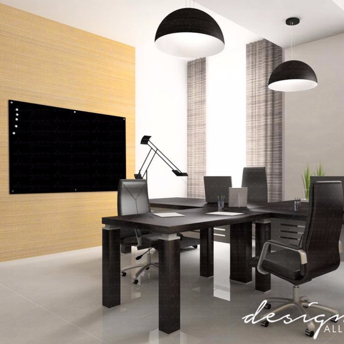 Magnetic Black Glassboard