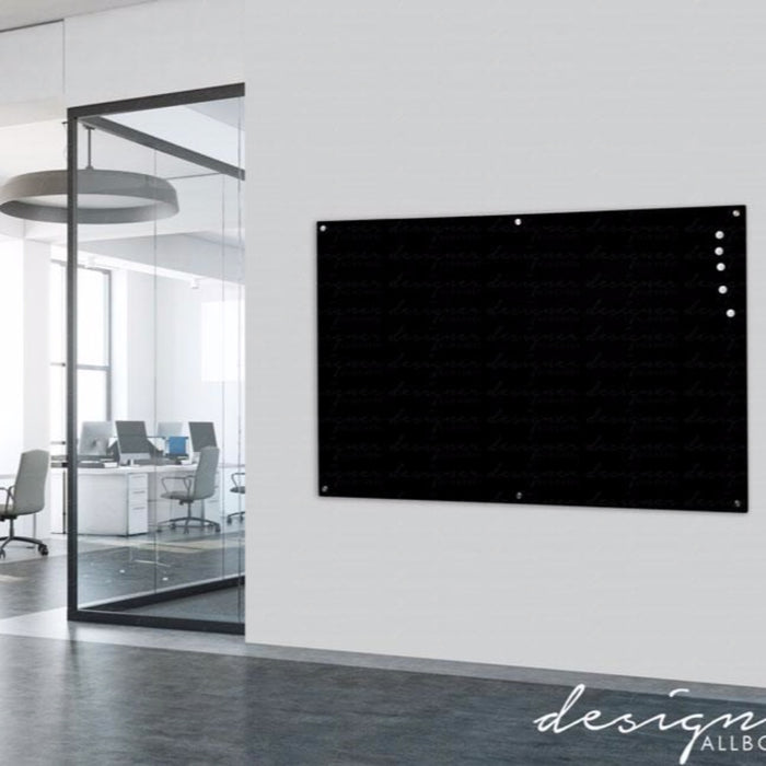 Magnetic Black Glassboard