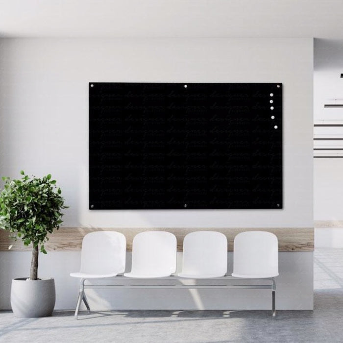 Magnetic Black Glassboard