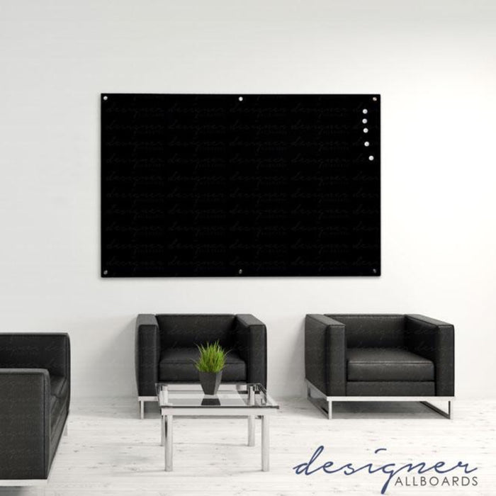 Magnetic Black Glassboard