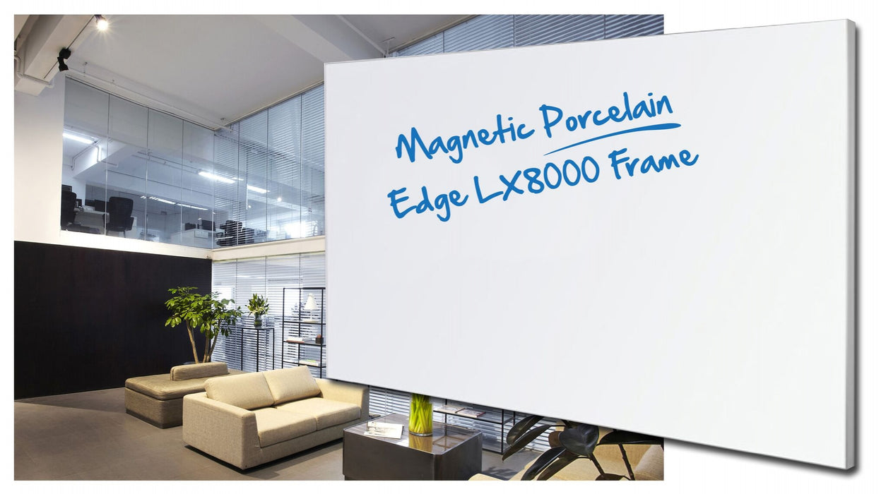 LX Slim Edge Porcelain Whiteboard