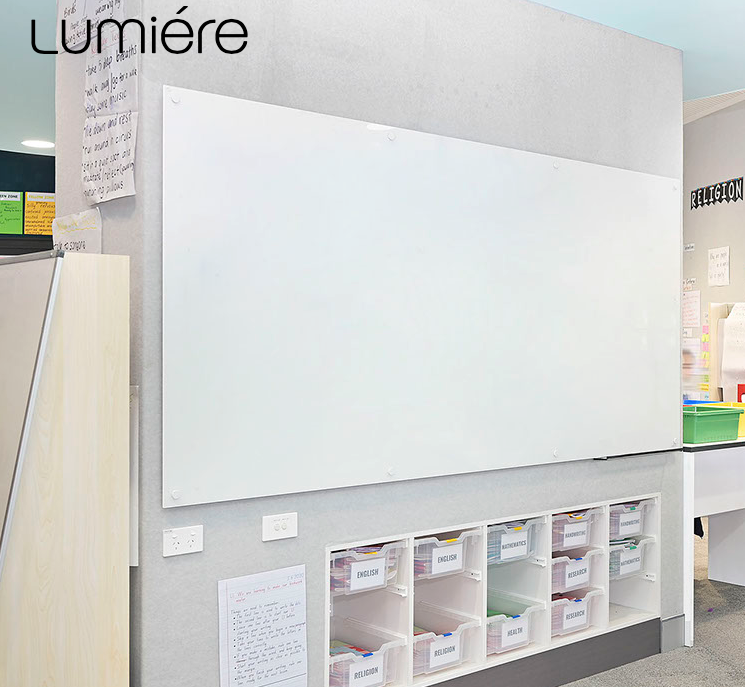 Lumiére Magnetic White Glassboard