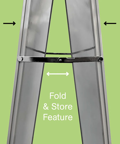Alpha AD1 A-Frame Mobile Whiteboard