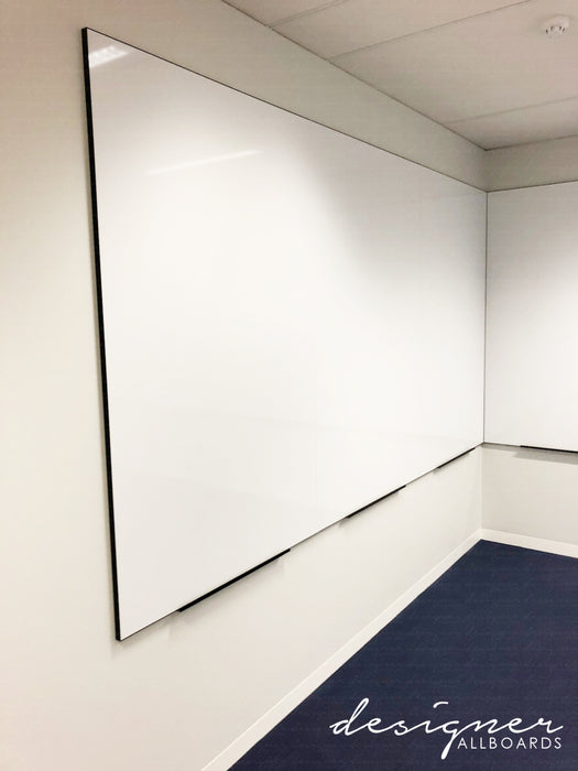 LX Slim Edge Porcelain Whiteboard. - Powder Coated