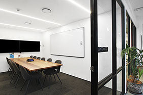 LX Slim Edge Porcelain Whiteboard. - Powder Coated